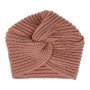 ncmama Knitted Turban Hats Winter Warm Women Bohemia Turban Cashmere Cross Wrap Head Indian Hat Wool Knitting Bonnet Turban Cap