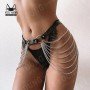 Chain Harness Underwear Belt High Waist Garter Body Harness Nightclub Adjustable Straps Suspenders Leather Sword Belts