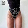 Women Harness PU Leather Punk Fringed Belt Chain Gothic Garters Body Female Lingerie Suspenders Bdsm Bondage Sword Belt