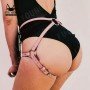 Body Bondage Women Garter Belts Leather Harness Women Sexy Lingerie Stockings Belt