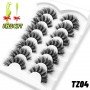 Lashes 5/7 Pairs Eyelashes Faux Mink Eyelashes Long Lasting Fluffy Mink Lashes Dramatic Volume lashes