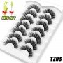 Lashes 5/7 Pairs Eyelashes Faux Mink Eyelashes Long Lasting Fluffy Mink Lashes Dramatic Volume lashes