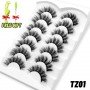 Lashes 5/7 Pairs Eyelashes Faux Mink Eyelashes Long Lasting Fluffy Mink Lashes Dramatic Volume lashes