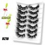 Lashes 5/7 Pairs Eyelashes Faux Mink Eyelashes Long Lasting Fluffy Mink Lashes Dramatic Volume lashes