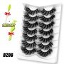 Lashes 5/7 Pairs Eyelashes Faux Mink Eyelashes Long Lasting Fluffy Mink Lashes Dramatic Volume lashes