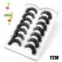 Lashes 5/7 Pairs Eyelashes Faux Mink Eyelashes Long Lasting Fluffy Mink Lashes Dramatic Volume lashes