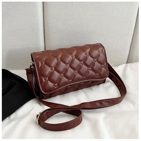 Designer Saddle Shoulder Pu Leather Hand Bag for Women