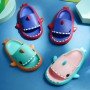 2022 Summer Children's Shark Slippers Thick Bottomed Home Bathing Home Slipper Indoor Household Kids Slides Flip Flops Sandals