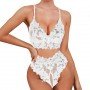 Erotic Lace Bra and Thong Set Soft and Comfortable