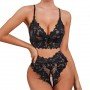 Erotic Lace Bra and Thong Set Soft and Comfortable