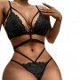 Erotic Lace Bra and Thong Set Soft and Comfortable