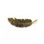 ncmama New Alloy Vintage Hair Clip Feather Leaf Shape Barrette Metal Hairpins For Women Lady Headwear Hair Accessories