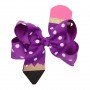 New Back To School Bow Large Hair Ribbon Hair Clips for Girls Glitter Printed Cheer Bows Hairgrips Hairpin Student Kids Headwear
