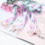 ncmama Hair Bows for Girls Sequin Net Yarn Hair Clips with Long Wig Hairgrips Princess Party Kids Hair Accessories